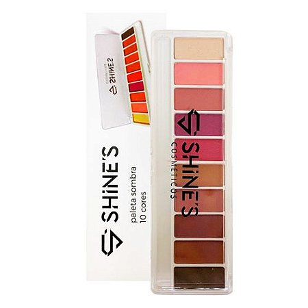 Paleta de Sombras 10 Cores Shine's SH3003