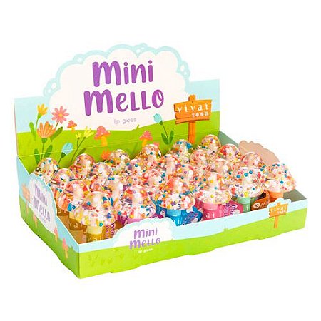 Lip Gloss Mini Mello Vivai 3110.1.1 - Box c/ 24 unid