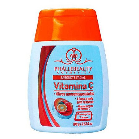 Sabonete Facial Vitamina C Phállebeauty PH0738