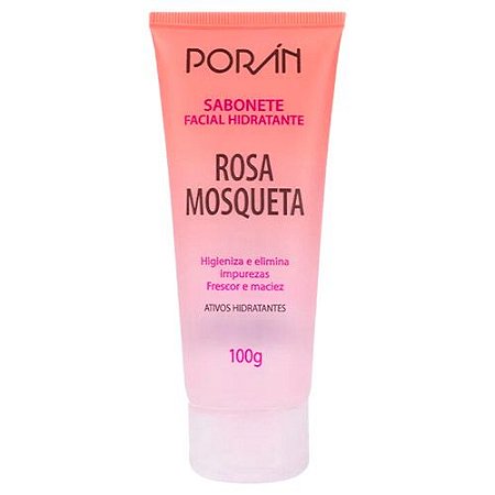 Sabonete Facial Hidratante Rosa Mosqueta Porán PR55