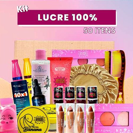 Kit LUCRE 100% (50 Itens)