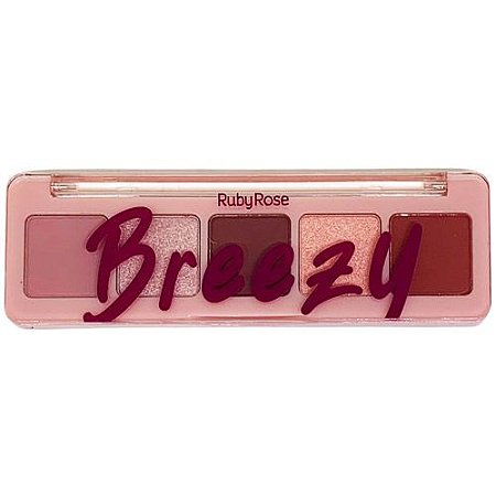 Paleta de Sombras Elements Breezy Ruby Rose HB-F535