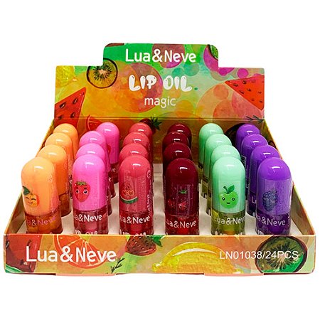 Lip Oil Magic Lua & Neve LN01038 - Box c/ 24 unid