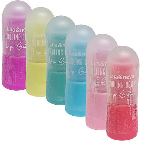 Lip Balm Cooling Down Lua & Neve LN01045 - Kit c/ 06 unid