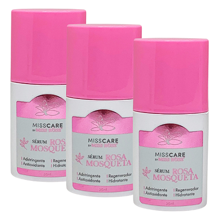 Sérum Facial Rosa Mosqueta Miss Rôse MR053 - Kit c/ 03 unid