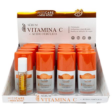 Sérum Facial Vitamina C Miss Rôse MR061 - Box c/ 16 unid