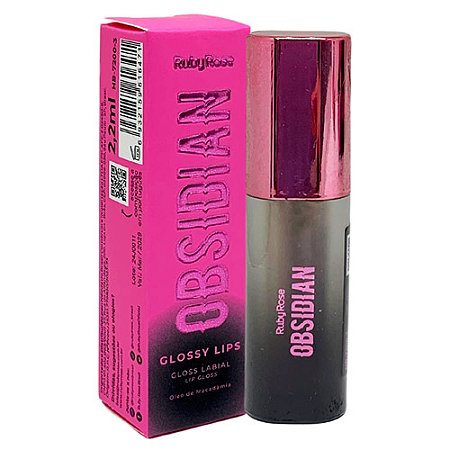 Gloss Labial Glossy Lips Rose Quartz Obsidian Ruby Rose HB-7200-3