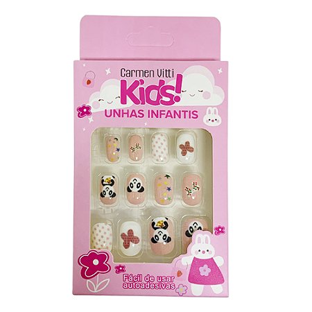 Unhas Postiças Infantil Carmen Vitti Kids UN-382