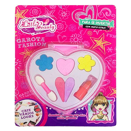 Brinquedo Infantil Kit Maquiagem para Boneca Little Beauty CP132974