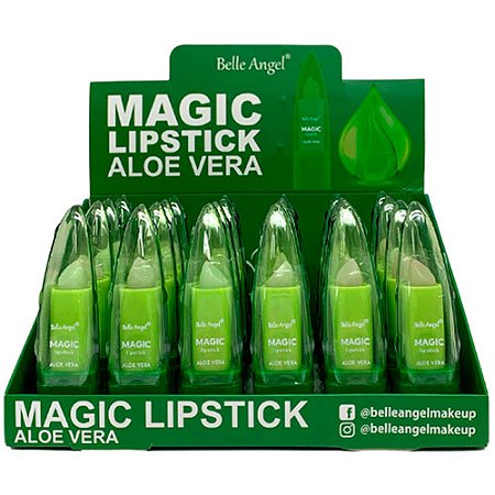 Lip Balm Magic Lipstick Aloe Vera Belle Angel B149 - Box c/ 24 unid