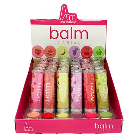 Balm Labial Asu Makeup ASU032 - Box c/ 30 unid