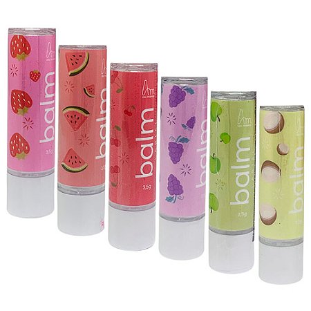 Balm Labial Asu Makeup ASU032 - Kit c/ 06 unid