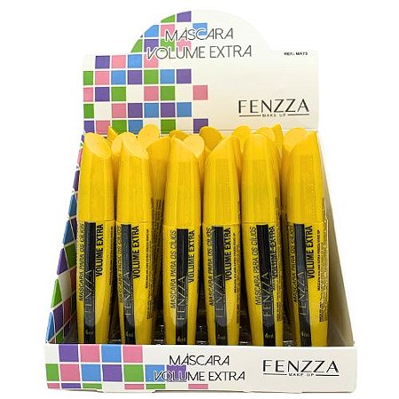 Máscara de Cílios Volume Extra Fenzza MA73 - Box c/ 24 unid