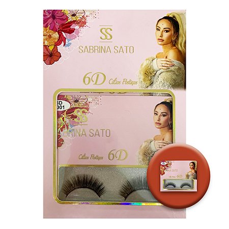 Cílios Postiços 6D F001 Sabrina Sato SS-3515 - Box c/ 06unid