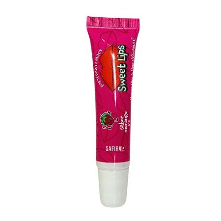 Hidratante Labial Balm Sweet Lips Morango Safira