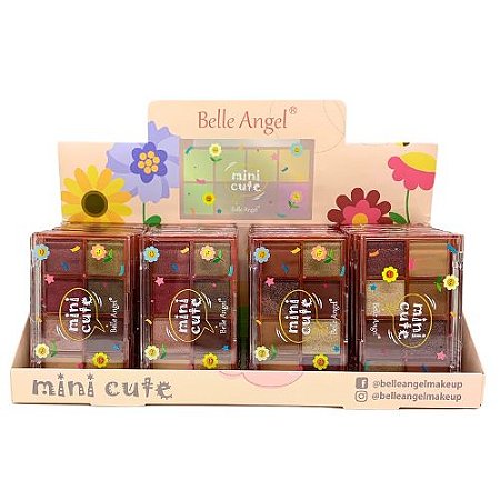 Paleta de Sombra Mini Cute Belle Angel B142 - Box c/ 24 unid