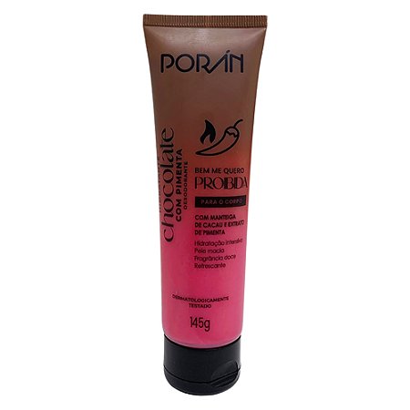 Poran - Hidratante Corporal Chocolate Com Pimenta Porán PR300