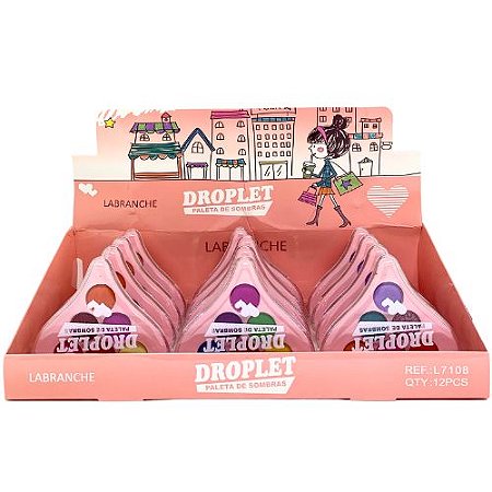 Paleta de Sombra Droplet Labranche L7108 - Box c/ 12 unid