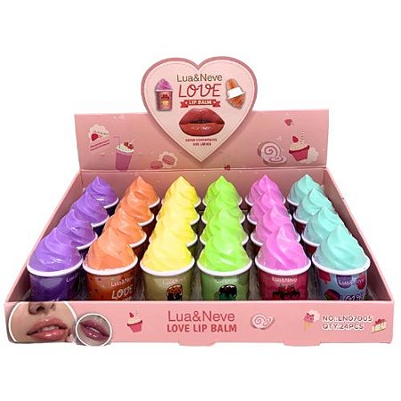 Lip Balm Love Lua & Neve LN07005 - Box c/ 24 unid