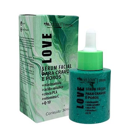 Sérum Facial para Cravos e Poros Max Love