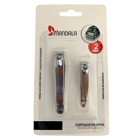 Kit com 02 Cortador de Unha Mandala MJ039
