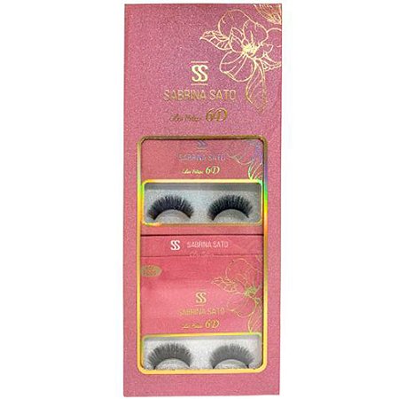 Cílios Postiços 6D F005 Sabrina Sato SP3018 - Box c/ 10 unid