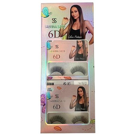 Cílios Postiços 6D F006 Sabrina Sato SS-2539 - Box c/ 10 unid