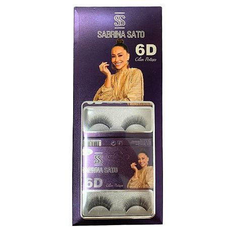 Cílios Postiços 6D F019 Sabrina Sato SS-2998 - Box c/ 10 unid