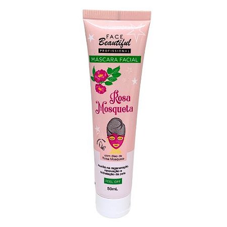 Máscara Facial Peel Off Rosa Mosqueta Face Beautiful FB278