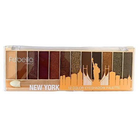 Paleta de Sombras Rome New York Paris Febella PSO30342