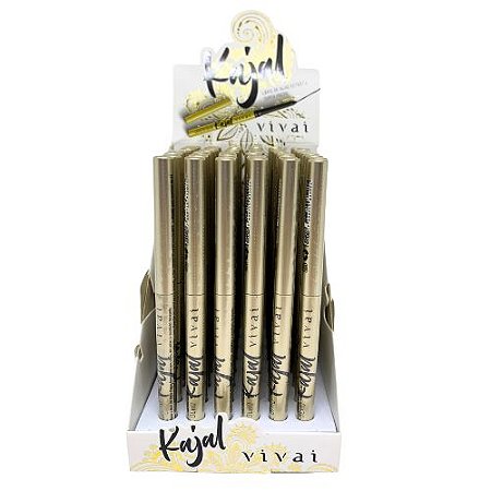 Lápis de Olho Retrátil Kajal Vivai 2121.1.1 - Box c/48 unid