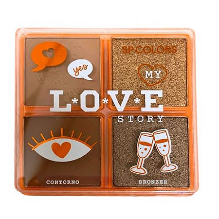 Paleta de Contorno e Bronzer SP Colors SP338