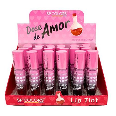 Lip Tint Dose de Amor SP Colors SP379 - Box c/ 24 unid