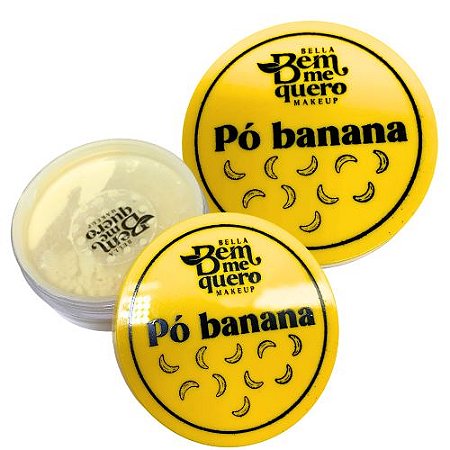 Pó Facial Banana Finalizador Bella Bem Me Quero