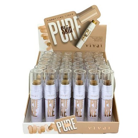 Corretivo Stick Pure Skin Vivai 1102.1.1 - Box c/ 36 unid