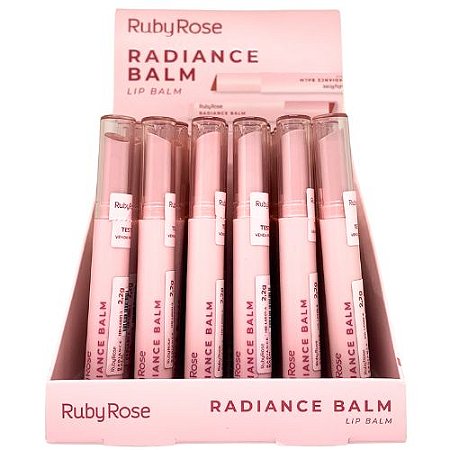 Lip Balm Radiance Balm Ruby Rose HB-L6501 - Box c/ 36 unid