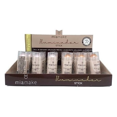 Iluminador Stick Mia Make 505 - Box c/ 24 unid