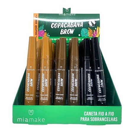 Caneta Fio a Fio para Sobrancelhas Copacabana Brow Mia Make 438 - Box c/ 36 unid