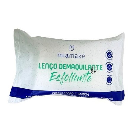 Lenço Demaquilante Esfoliante Mia Make 463