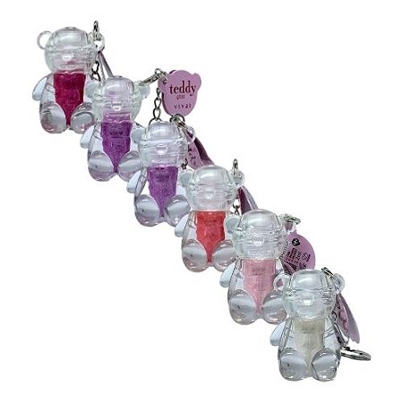 Gloss Chaveiro Teddy Vivai 3203.1.1 - Kit c/ 06 unid