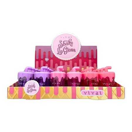 Lip Gloss Shake Vivai 3265.1.1 - Box c/ 36 unid