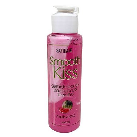 Gel Hidratante para Corpo e Virilha Smooth Kiss Melancia Safira