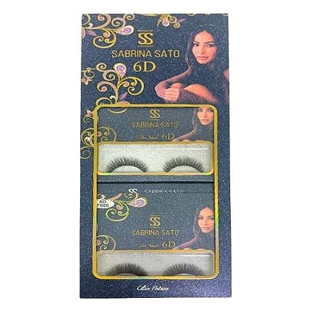 Cílios Postiços 6D F006 Sabrina Sato SP3075 - Box c/ 10 unid