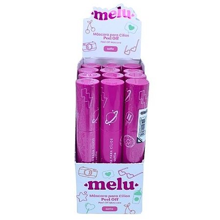 Máscara para Cílios Peel Off Selfie Melu Ruby Rose RR-5151-1 - Box c/ 12 unid