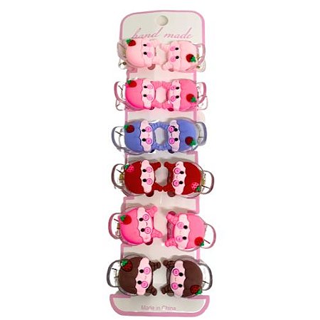 Kit Presilha para Cabelo Infantil - Pcte c/ 12 unid