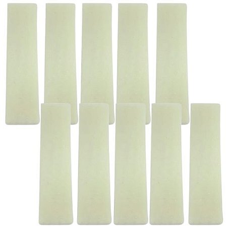 Lixa Polidora para Unhas Bloquinho Branca - Pcte c/ 10 unid
