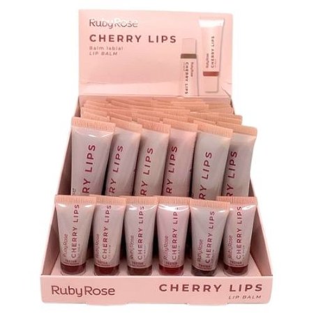 Lip Balm Cherry Lips Ruby Rose HB-L6503 - Box c/ 36 unid