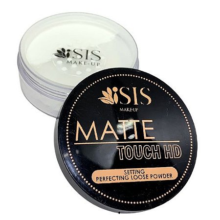 Pó Facial Translúcido Matte Touch HD Branco Isis Make-Up IS022