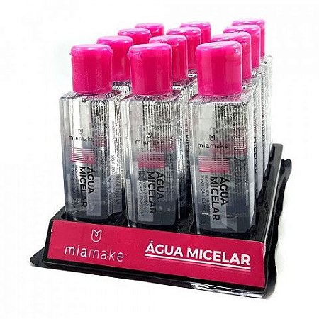 Água Micelar Mia Make 14014 - Box c/ 12 unid