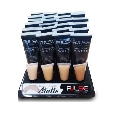 Base Líquida Matte Pulse Make Up - Box c/ 24 unid